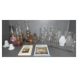 Oil Lamp and Chimney Glass Collection