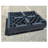 (5) Light-Medium Duty Plastic Pallets - 47" X 39"