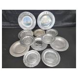 (12) Bicentennial Commemorative Pewter Plates