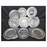 (11) Bicentennial Pewter Plates