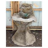 Concrete Mold for 2-Tier Flower Fountain, 36"T