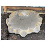 23"x21" Concrete Spill Planter Base Mold