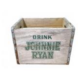 Wood Beverage Crate Johnnie Ryan 16.5ï¿½12ï¿½12 in