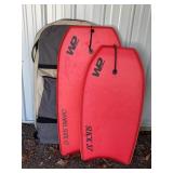WP Power Slick 37 and Channel Slick 42 Bodyboards