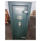 Sentry gun safe with damaged electronic lock
