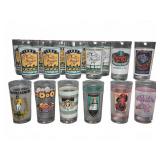 17 Horse Racing Event Souvenir Glasses