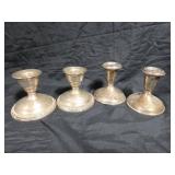 2 Pairs Sterling Weighted Candlesticks