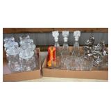 Decorative Glassware and Coin Bank