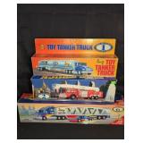 Sunoco Toy Trucks Lot: 1994 Tanker, 1998 Fire