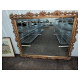 Ornate Framed Mirror 47" w x 41" t