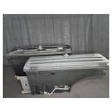 Plastic truck bed toolboxes