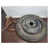 Firestone Tire w/ Rim, Horseshoe Wall Decor
