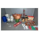 Vintage Kitchenware and Cookie Cutter Assortment