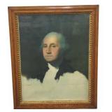 Framed Print of George Washington, 27" x 33"