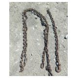 Steel Chains, Set of Two, missing hooks