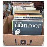 Box Lot of Vintage Vinyl Records