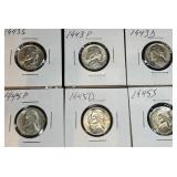 6 Jefferson Nickels