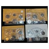(4) Canadian Mint Sets: 1968, 1969, 1970, 1971