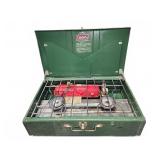 Coleman Two-Burner Green Camp Stove