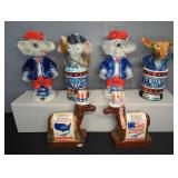 1976 Political Commemorative Decanters