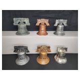 1976 Liberty Bell bicentennial banks set of 6