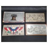 U.S. Bicentennial Eagle & Liberty License Plaques