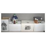 Dept 56 Alpine Village Ceramic Houses Set