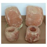 Himalayan Salt Lamps & Candle Holders