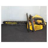 McCulloch Chainsaw with Tools, As Is Condition
