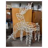 Wire Frame Holiday Reindeer Decoration