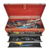 Craftsman Metal Toolbox w/ Contents of Tools