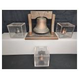 Liberty Bell Replicas with Bicentennial Display