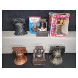 6 Liberty Bell Bicentennial Banks