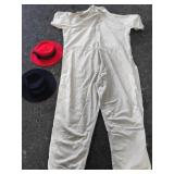 Justice Center 4XL Coveralls with Two Felt Hats