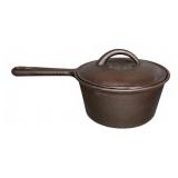 Cast Iron Pot with Lid, 6.75" Diameter, 3.5" Dee