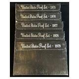 (5) United States Proof Sets, 1975ï¿½1979