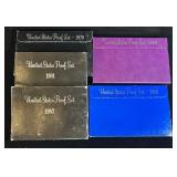 (5) U.S. Proof Sets: 1979, 1981, 1982, 1983, 1986