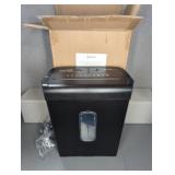 Amazon Basics 6-Sheet Cross Cut Shredder Black
