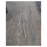 Assorted metal chains