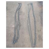 Two Heavy Steel Chains