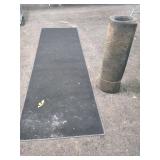 Two Black Floor Runners, Longest 34"ï¿½10