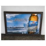 Labatt Blue Light Beer Advertising Sign Framed
