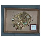 Gold Tone Costume Jewelry Lot
