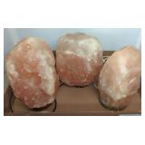 (3) Himalayan Salt Lamps
