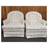 Woodmark Originals Upholstered Swivel Armchairs