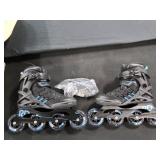 Roller Derby Inline Skates Size 6 Black Blue