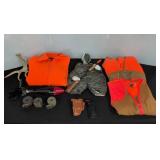 Hunting Clothing, Holster, and Gear Lot