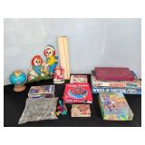 Vintage Board Games & Collectibles Lot