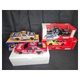 4 NASCAR Die-Cast Cars and Trucks