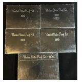 (5) United States Proof Sets: 1979-1982
